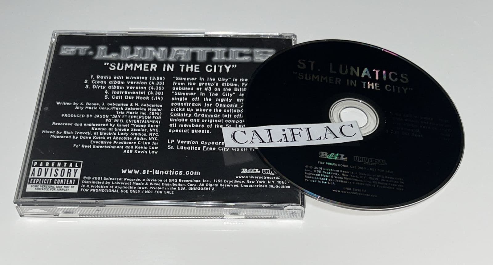 St._Lunatics-Summer_In_The_City-Promo-CDS-FLAC-2001-CALiFLAC
