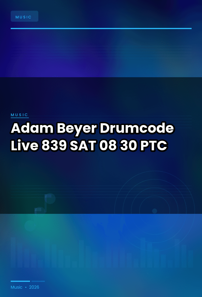 Adam_Beyer-Drumcode_Live_839-SAT-08-30-2026-PTC