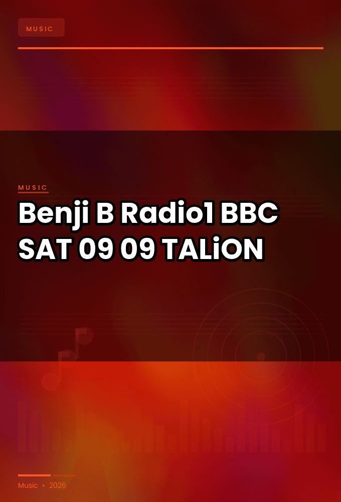 Benji_B_-_Radio1_BBC_-SAT-09-09-2026-TALiON