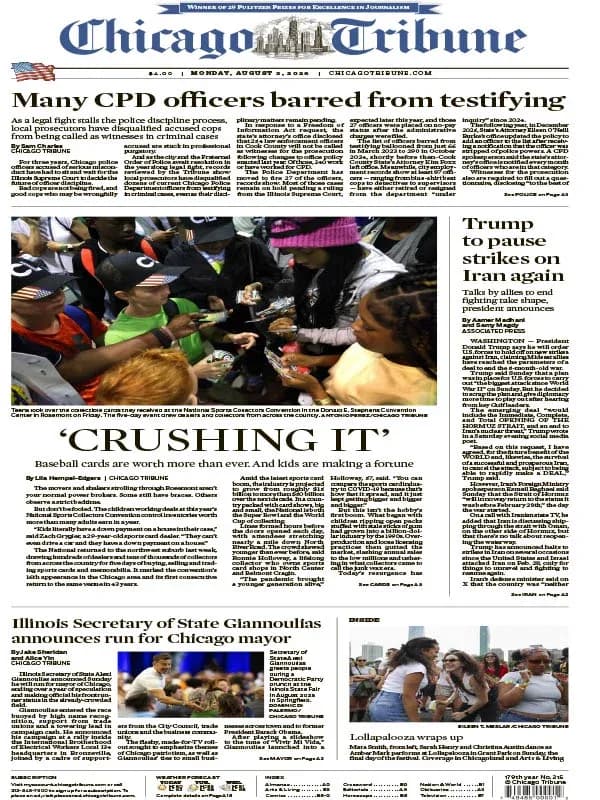 Chicago Tribune - 03 August 2026