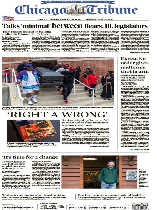 Chicago Tribune - 14 August 2026
