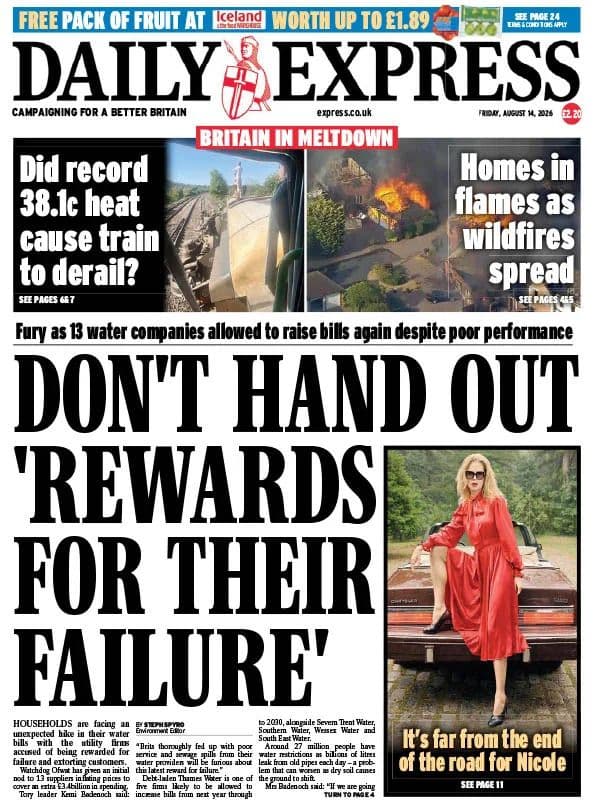Daily Express - 14 August 2026