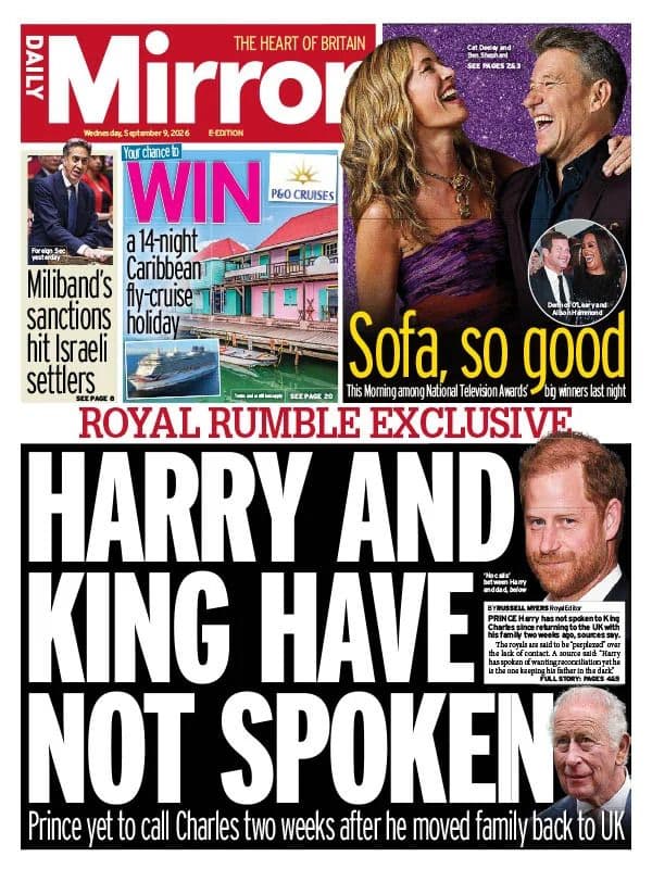 Daily Mirror Notebook - 09 September 2026