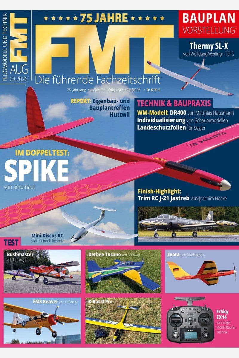 FMT - FLUGMODELL UND TECHNIK - German Magazine No.08, 2026 [DE]