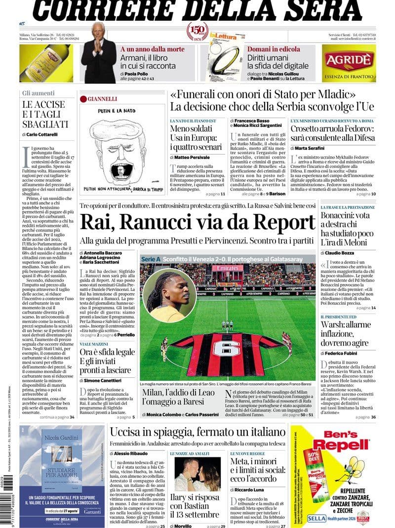 Il.Corriere.Della.Sera.08.29.2026.iTALiAN.RETAiL.eBook-DiVER
