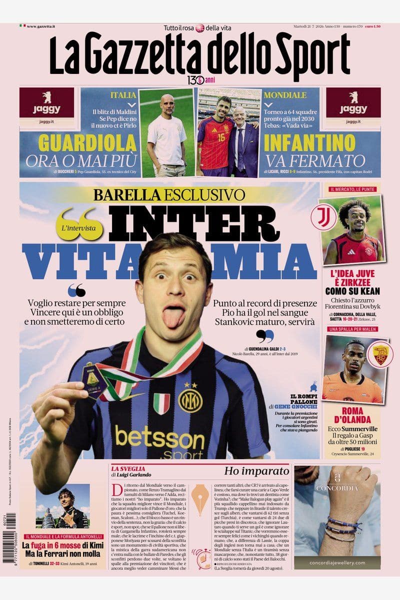 La Gazzetta Dello Sport - 21 July 2026 [IT]