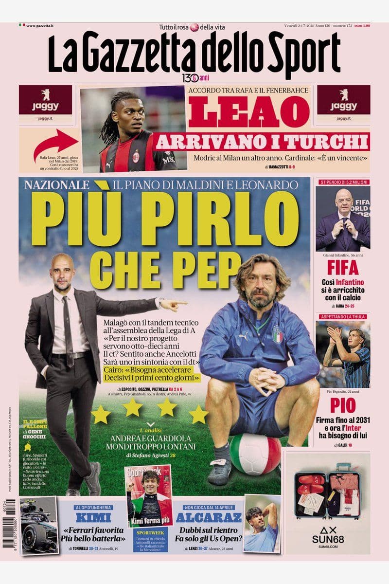 La Gazzetta Dello Sport - 24 July 2026 [IT]