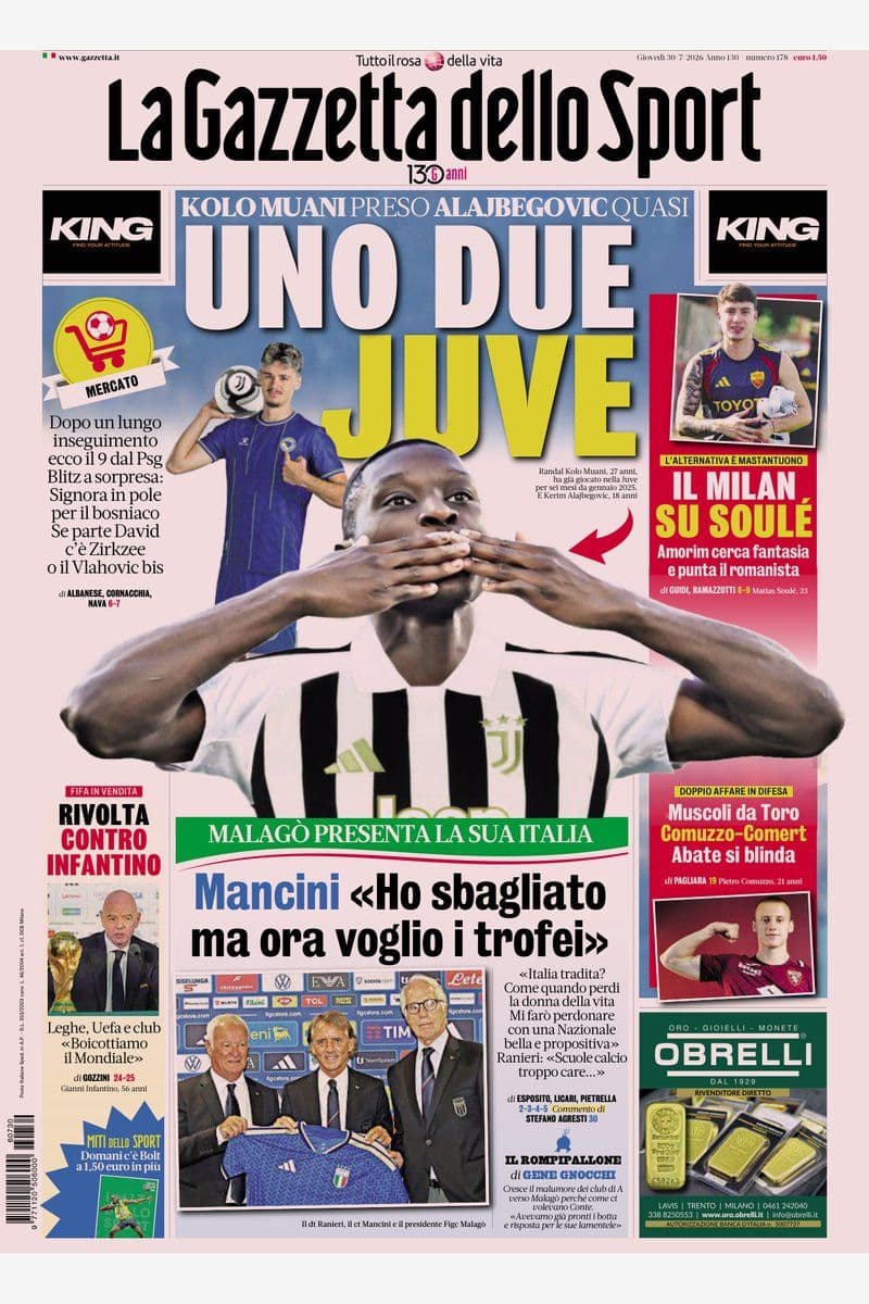 La Gazzetta Dello Sport - 30 July 2026 [IT]