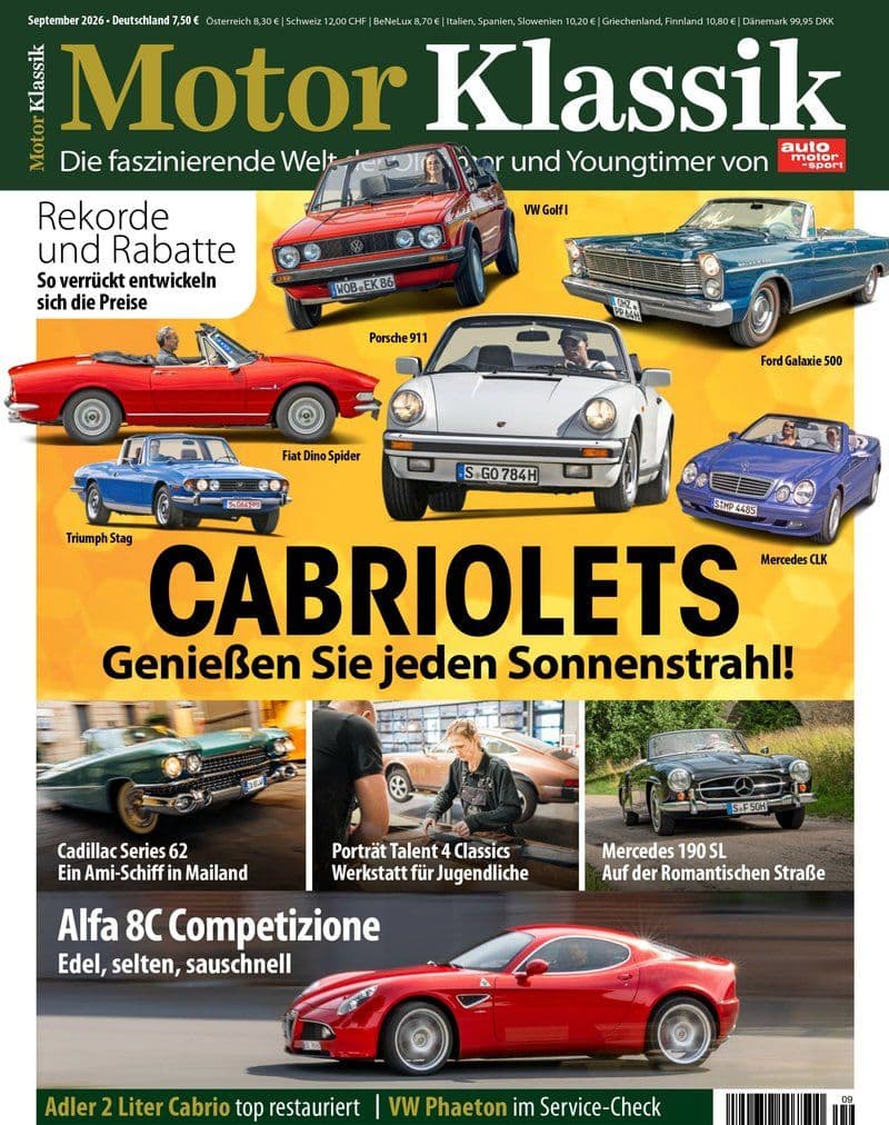 Motor Klassik - German Magazine No.09, 2026 [DE]