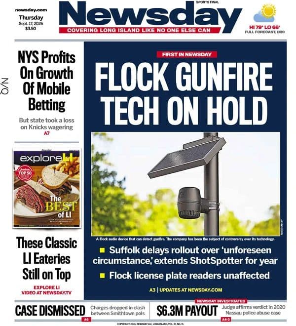 Newsday - 17 September 2026