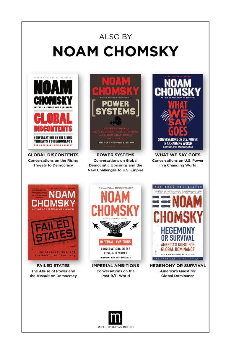 Noam Chomsky - Who Rules The World - 2016 [EN]