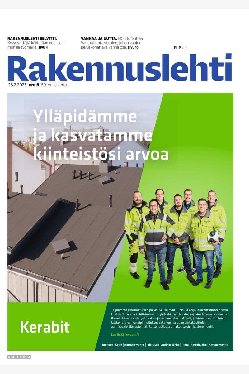Rakennuslehti - Finnish Magazine No.06, 2025 [FI]