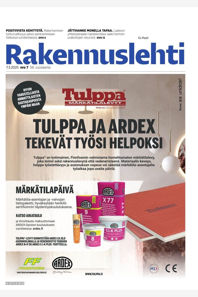 Rakennuslehti - Finnish Magazine No.07, 2025 [FI]