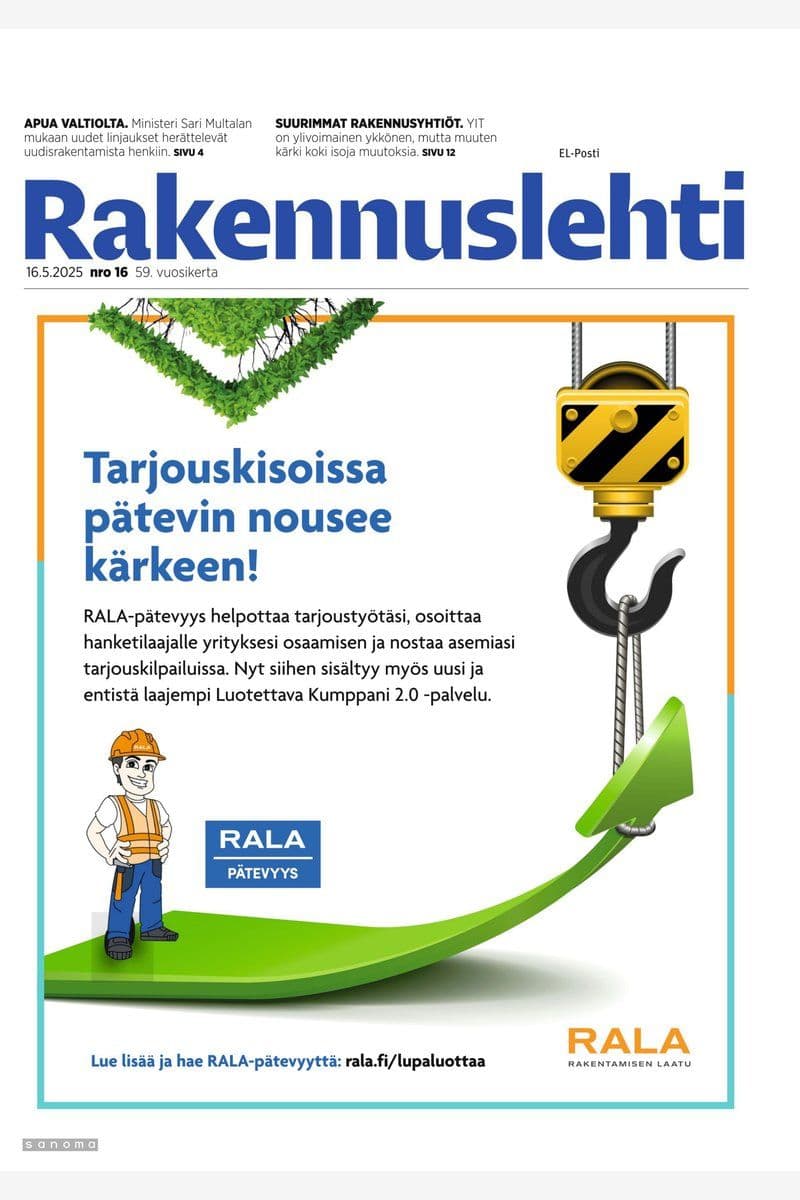 Rakennuslehti - Finnish Magazine No.16, 2025 [FI]