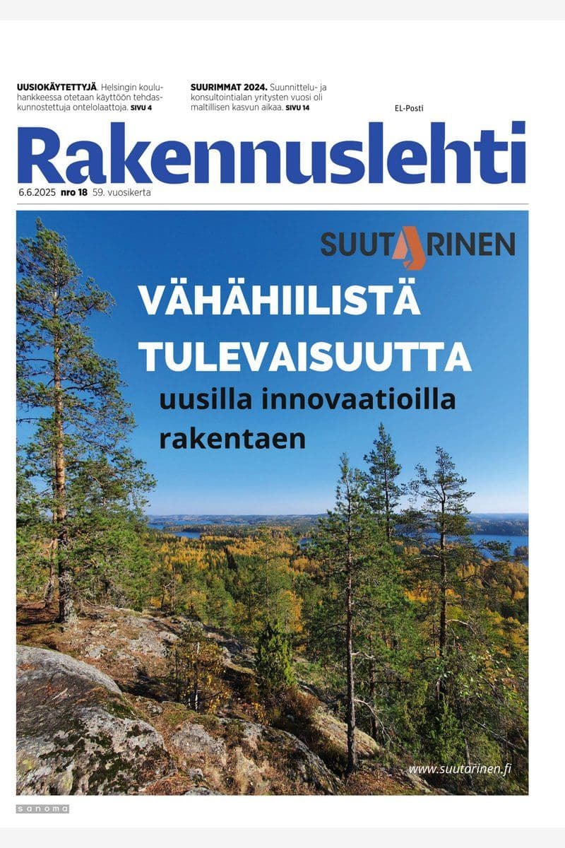 Rakennuslehti - Finnish Magazine No.18, 2025 [FI]