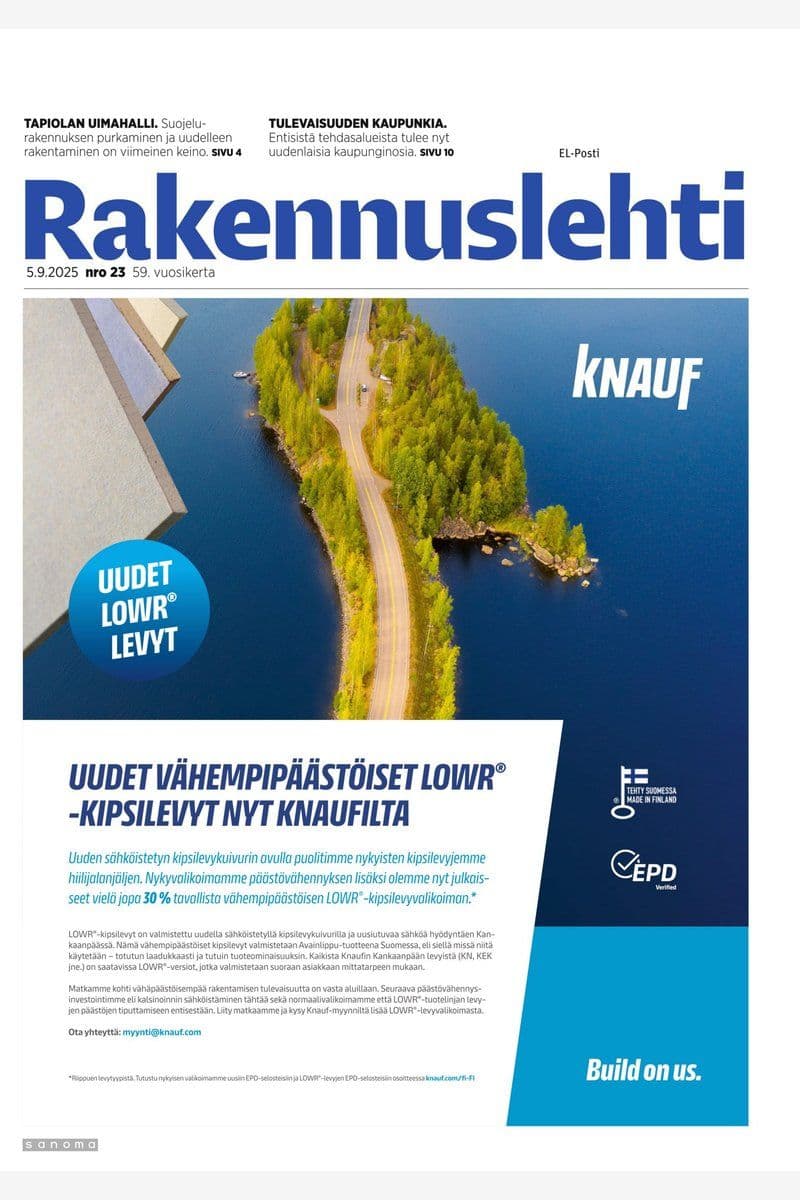 Rakennuslehti - Finnish Magazine No.23, 2025 [FI]