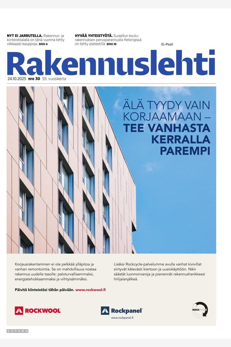 Rakennuslehti - Finnish Magazine No.30, 2025 [FI]