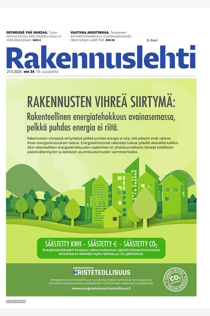 Rakennuslehti - Finnish Magazine No.34, 2025 [FI]