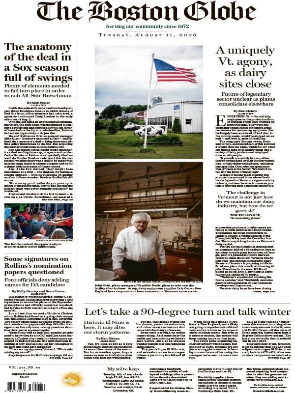 The Boston Globe - 11 August 2026