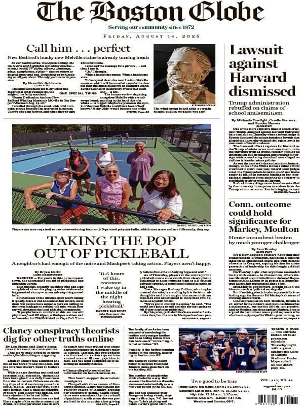 The Boston Globe - 14 August 2026