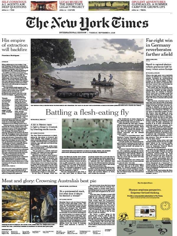 The New York Times International - 8 September 2026