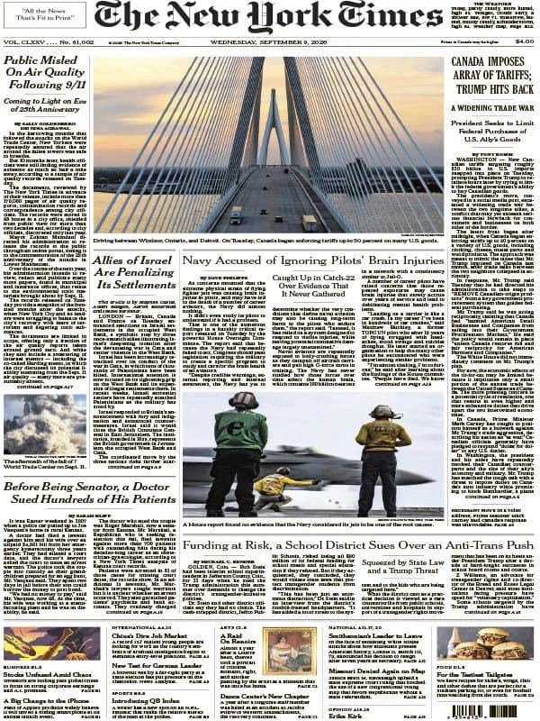 The New York Times International - 9 September 2026