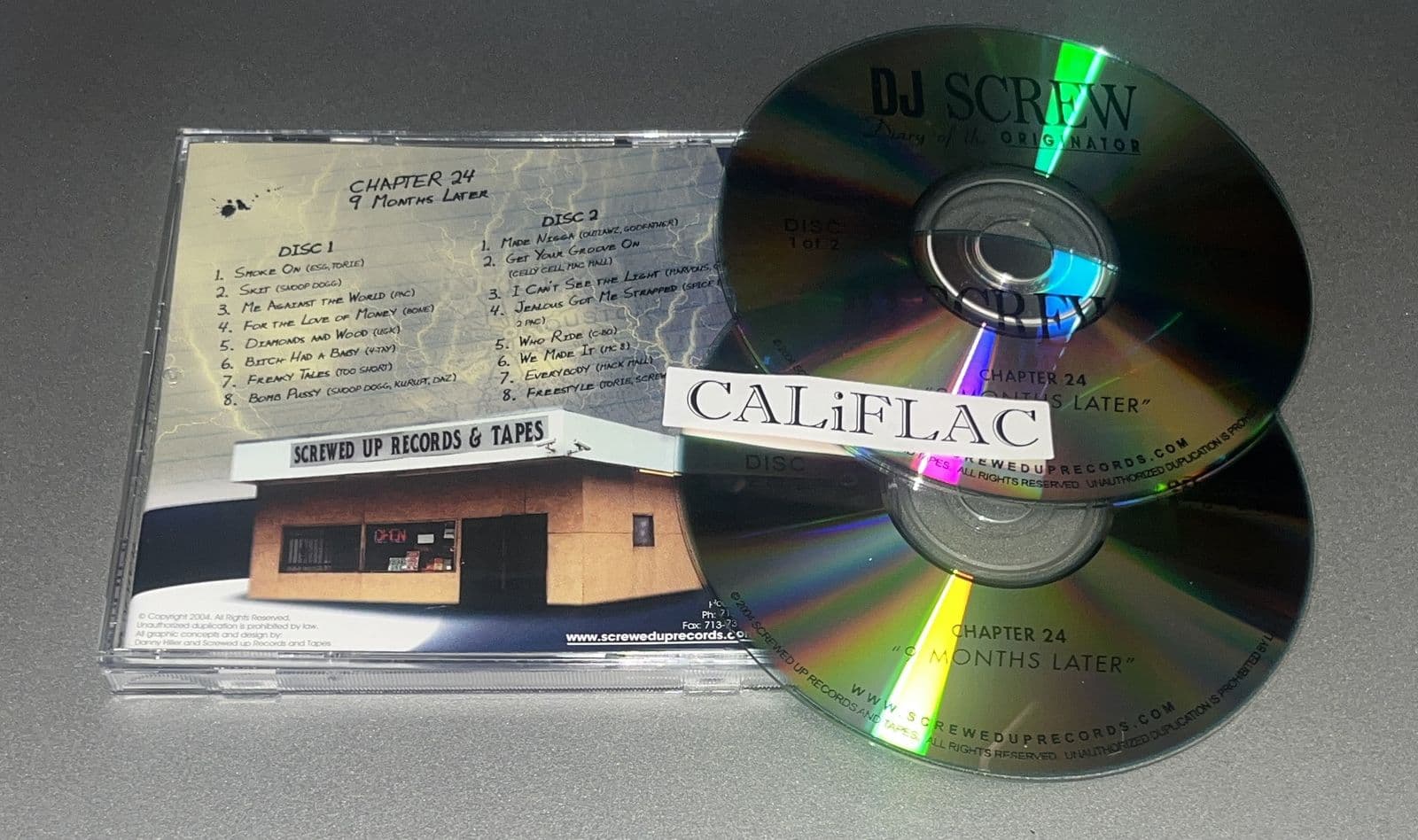 VA-DJ_Screw-Diary_Of_The_Originator_Chapter_24-9_Months_Later-Reissue-2CDR-FLAC-2004-CALiFLAC