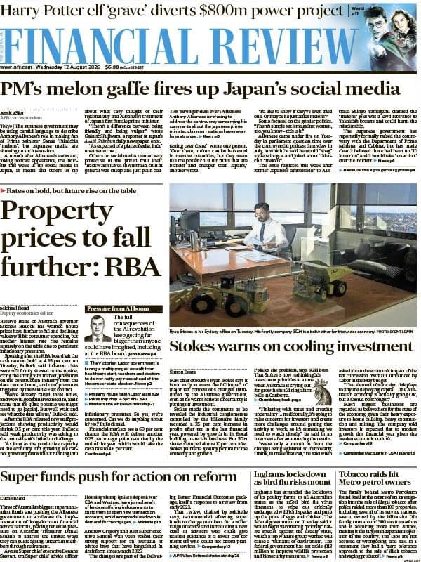 Australian Financial Review - 12 August 2026