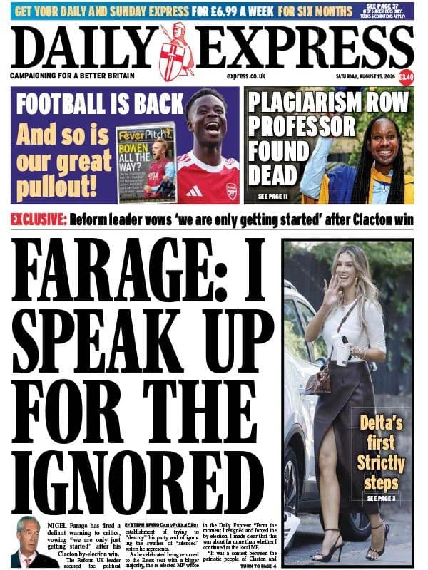 Daily Express - 15 August 2026