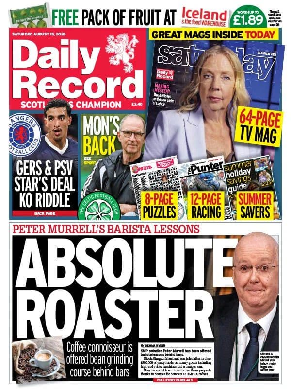 Daily Record - 15 August 2026