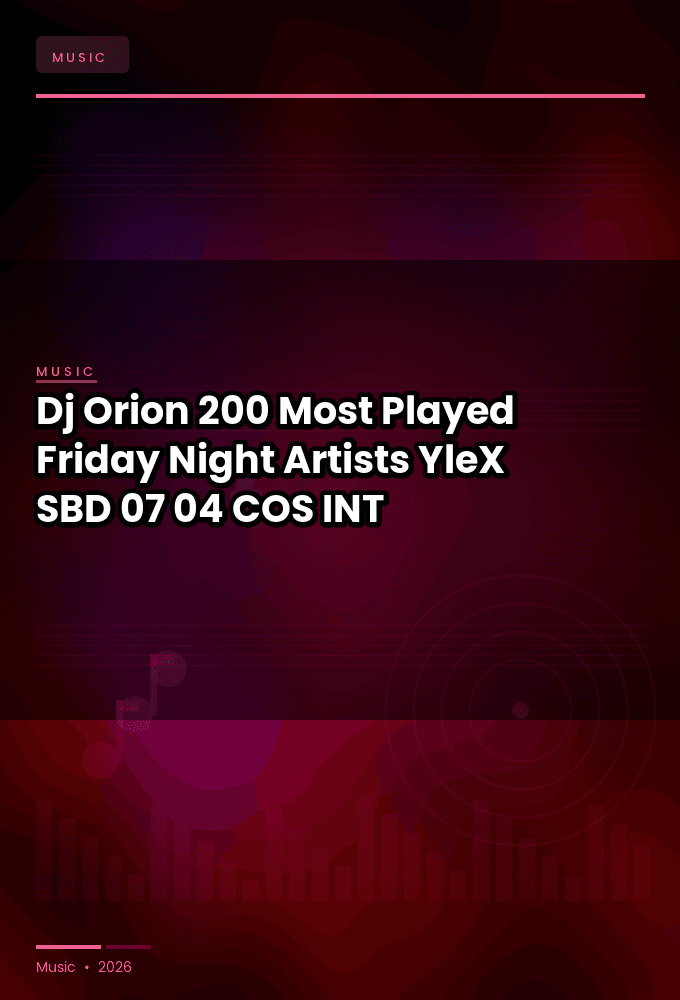 Dj_Orion-200_Most_Played_Friday_Night_Artists-_YleX_-SBD-07-04-2025-COS_INT