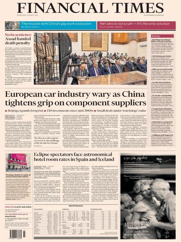 Financial Times UK - 12 August 2026