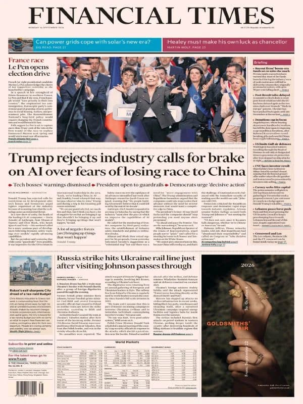 Financial Times UK - 14 September 2026