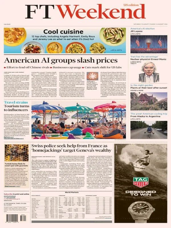 Financial Times USA - 15 August 2026