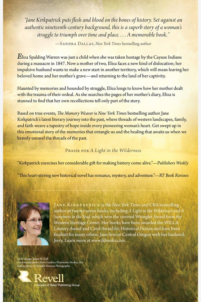 Jane.Kirkpatrick.The.Memory.Weaver.A.Novel.2015.RETAiL.EPUB.eBook-NODE