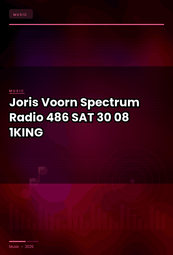 Joris_Voorn-Spectrum_Radio_486-SAT-30-08-2026-1KING