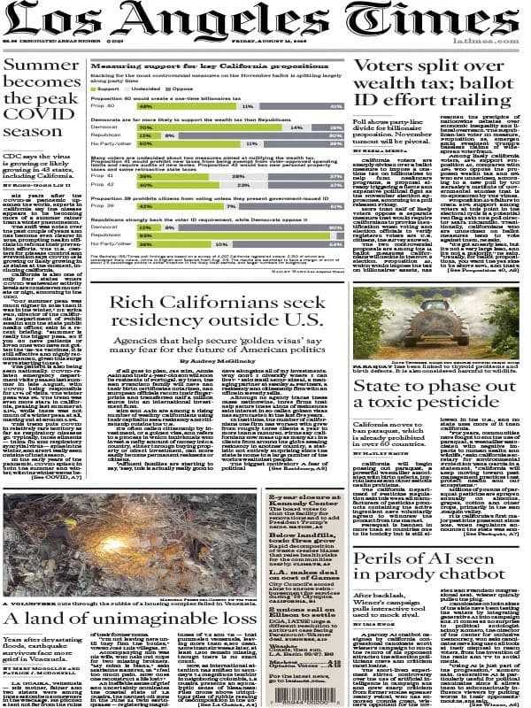 Los Angeles Times - 14 August 2026