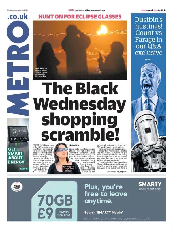 Metro UK - 12 August 2026