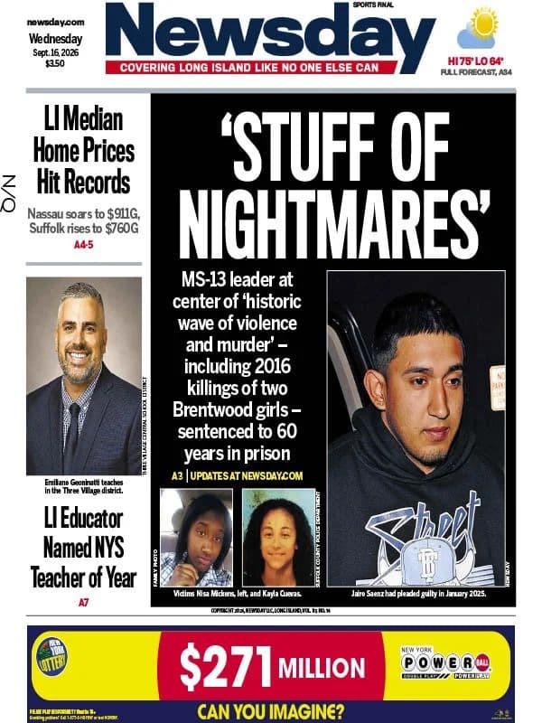 Newsday - 16 September 2026
