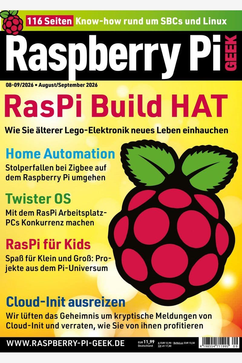 Raspberry Pi Geek No 08-09 2026 GERMAN HYBRID MAGAZINE