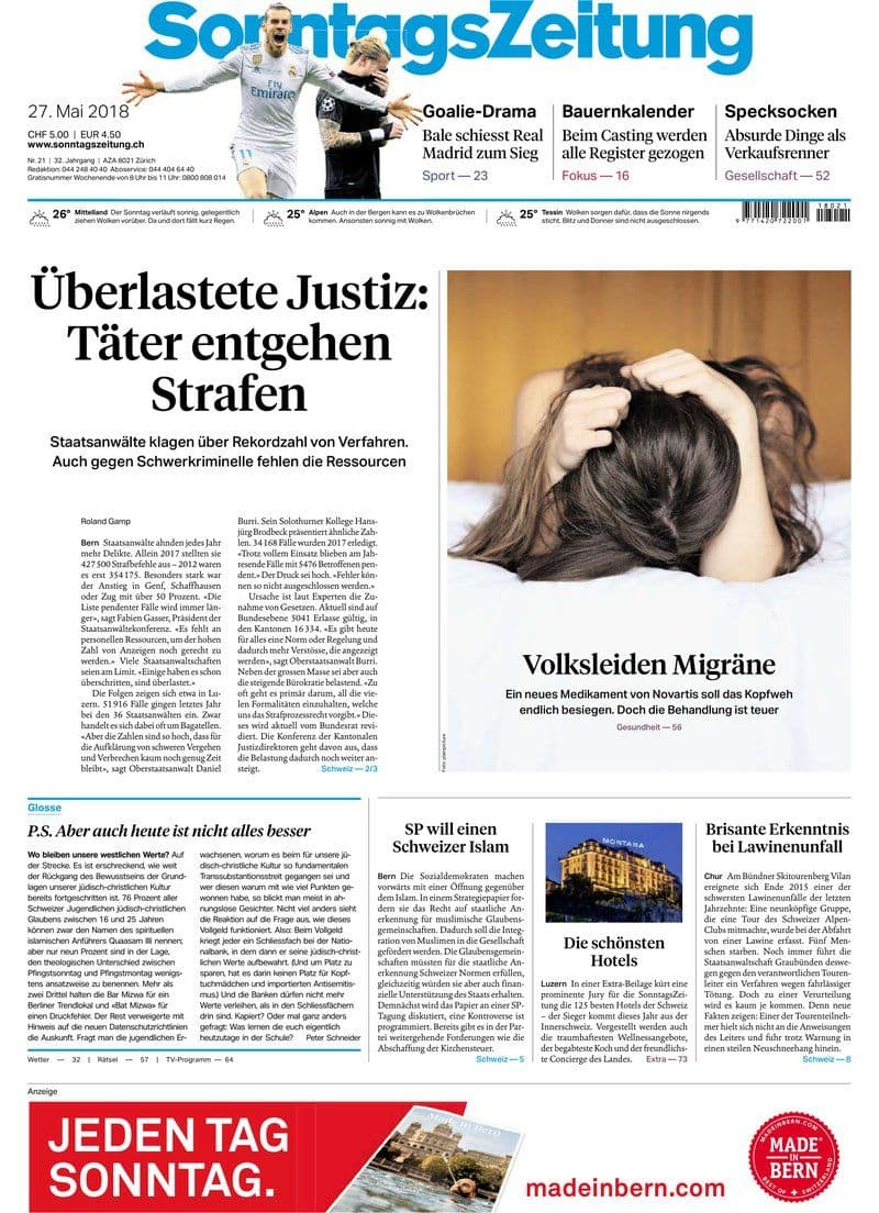SonntagsZeitung.27.05.2018.GERMAN.RETAIL.eBook-LORENZ