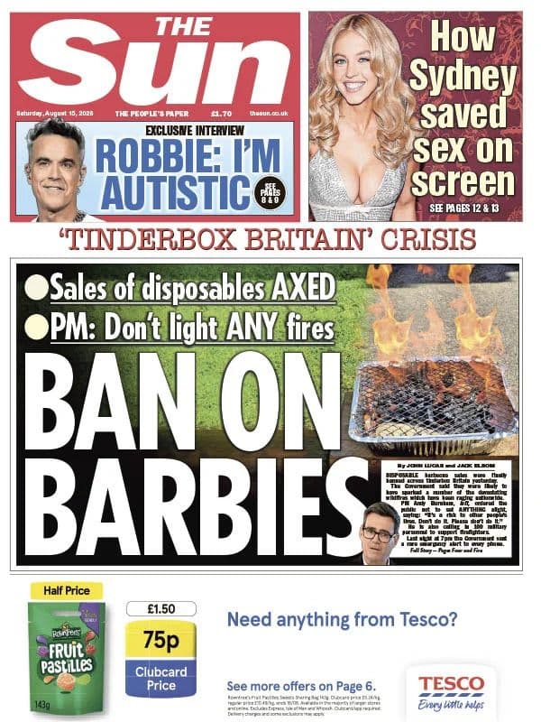 The Sun UK - 15 August 2026