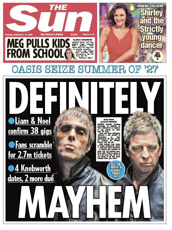 The Sun UK - 15 September 2026