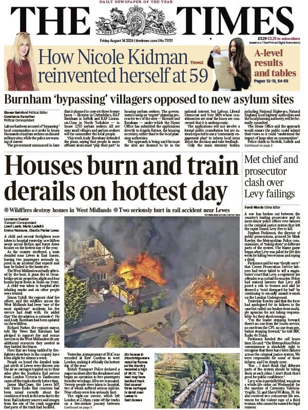 The Times - 14 August 2026