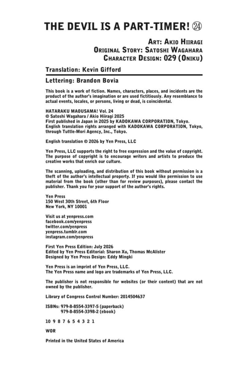 Yen.Press.-.The.Devil.Is.a.Part.Timer.Vol.24.manga.2026.Retail.Comic.eBook-BitBook