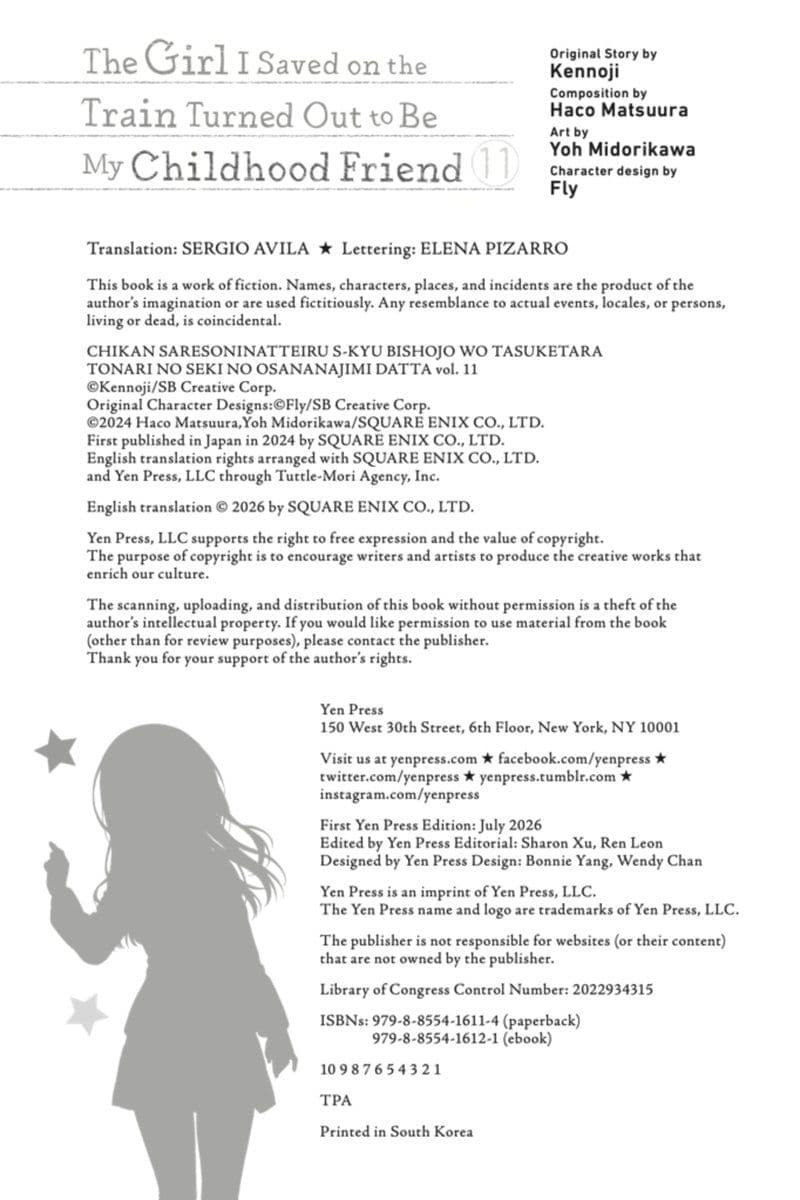Yen.Press.-.The.Girl.I.Saved.on.the.Train.Turned.Out.to.Be.My.Childhood.Friend.Vol.11.manga.2026.Retail.Comic.eBook-BitBook